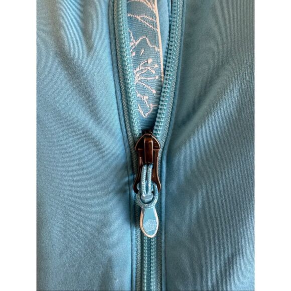 L.L Bean large women’s sporty jacket bright happy blue sports everyday lightweig - Picture 3 of 4